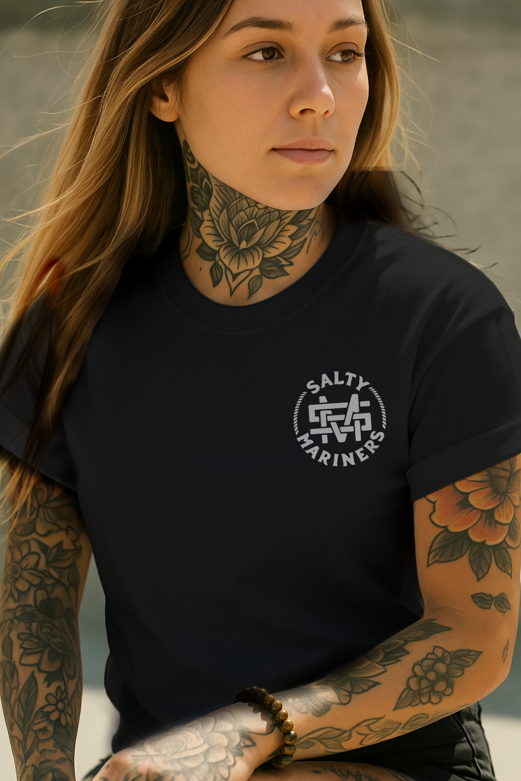 Sailing humor shirt in action – for salty regatta vibes