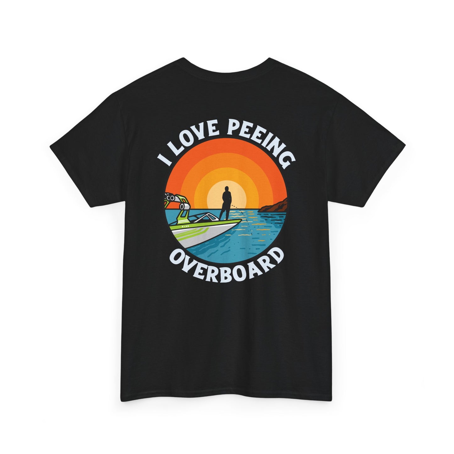 Back of Salty Mariners wake boat shirt – lake life apparel for boaters
