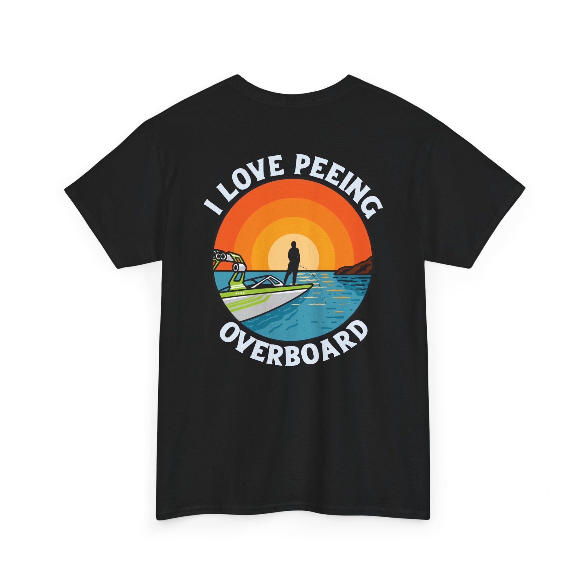 Back of Salty Mariners wake boat shirt – lake life apparel for boaters